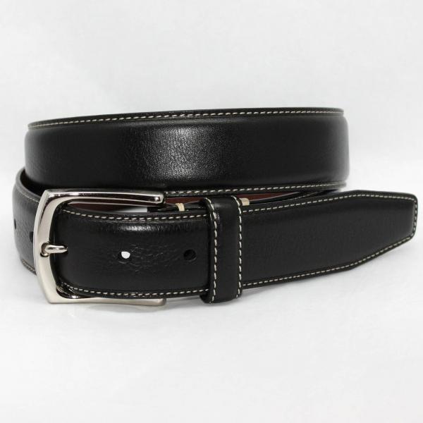 Torino Leather Burnished Tumbled Glove - Black