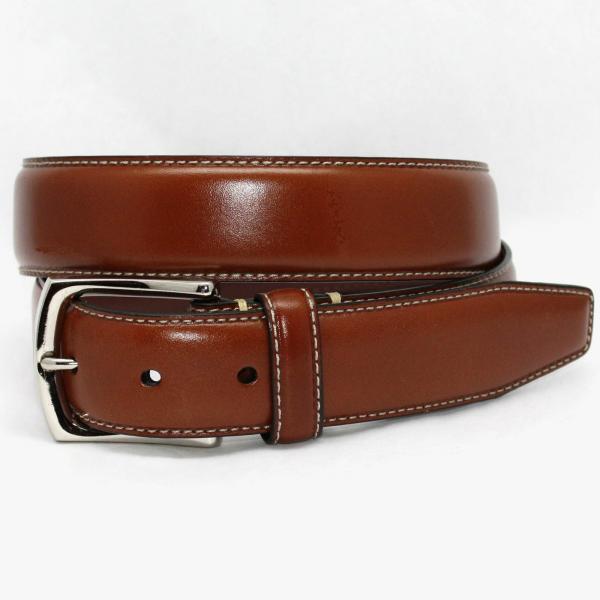 Torino Leather Burnished Tumbled Glove - Luggage