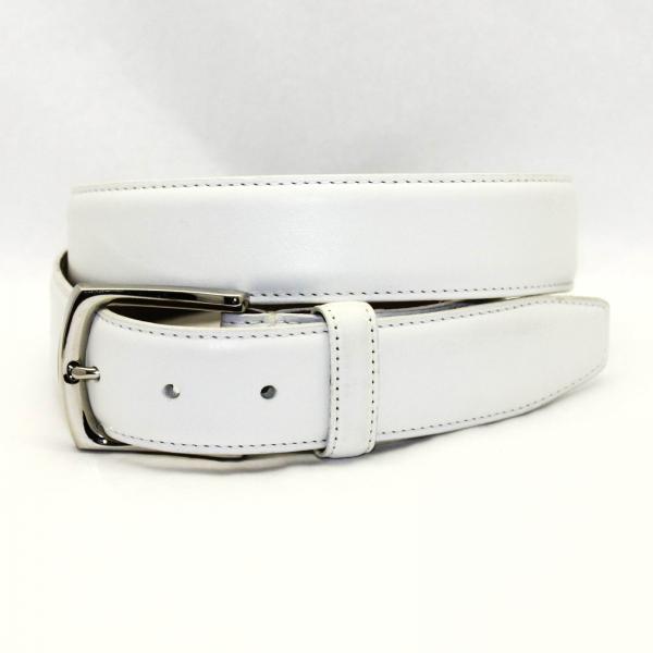 Torino Leather Burnished Tumbled Glove - White