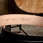 Calzoleria Toscana C1499 Saffiano Leather Belt Black