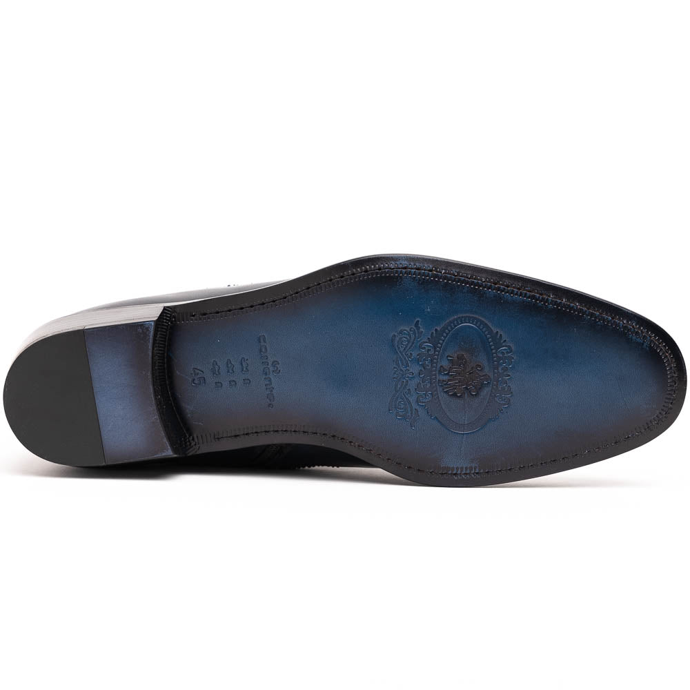 Corrente C202-3273 Python & Leather Boots Navy