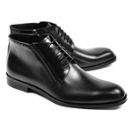 Corrente C2042-5220 Side Zipper Chukka Boot Black