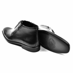 Corrente C2042-5220 Side Zipper Chukka Boot Black