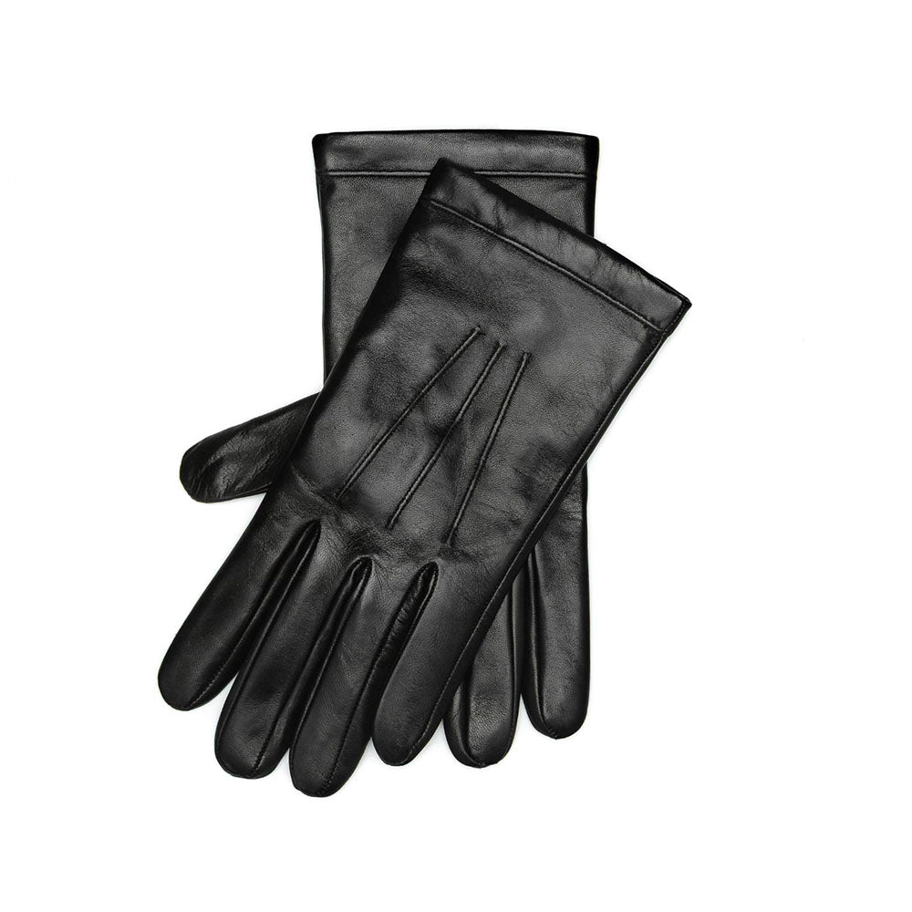 Moreschi Canada Nappa & Cashmere Gloves Black