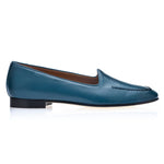 Superglamourous Capri Guanto Leather Loafers Avio