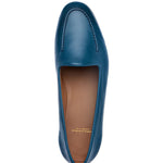 Superglamourous Capri Guanto Leather Loafers Avio
