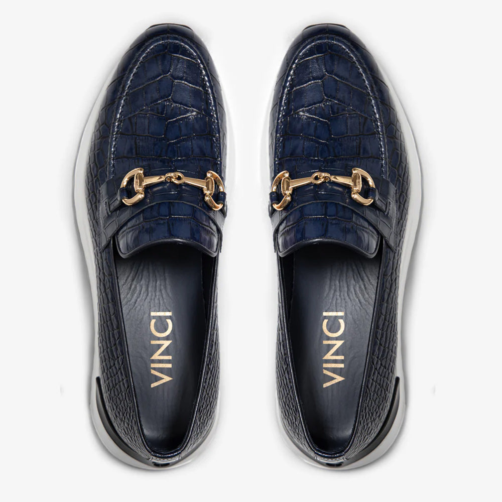 Vinci Leather The Padova Leather Sneaker Blue