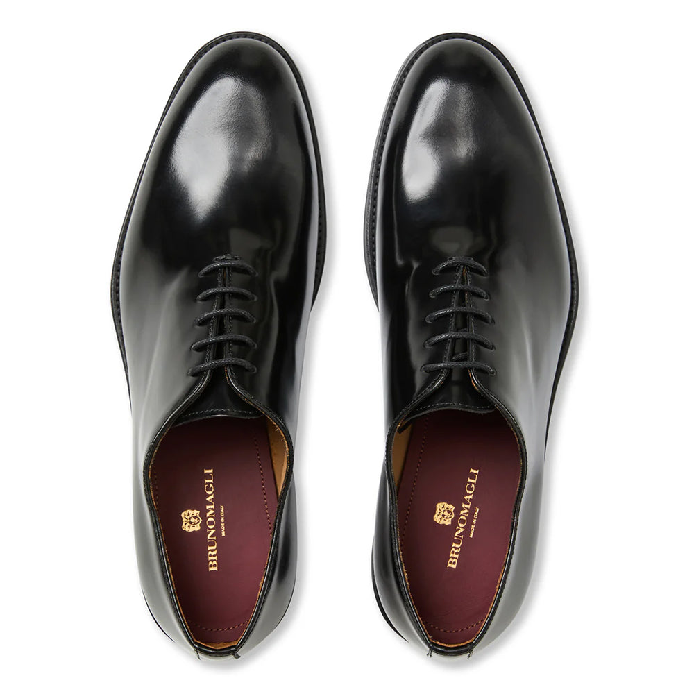 Bruno Magli Claudio Balmoral Leather Oxford Black
