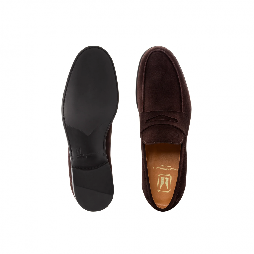 Moreschi 006412C Colonia Suede Loafers Brown