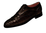 Ildiko Gal Calais Crocodile Wingtip Oxfords