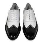 View product image 2: Calzoleria Toscana Caldes Spectator Wingtip Oxford Black / White