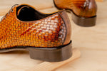 Calzoleria Toscana 5373 Woven Oxfords Chestnut