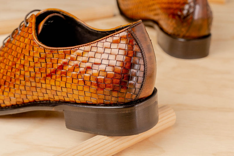 Calzoleria Toscana 5373 Woven Oxfords Chestnut