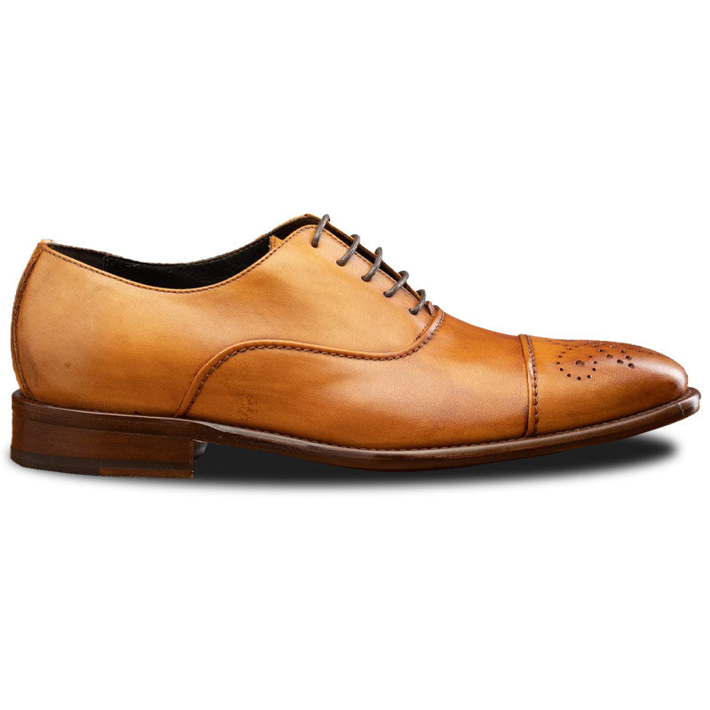 Calzoleria Toscana 2361 Cap Toe Oxfords Dark Caramel
