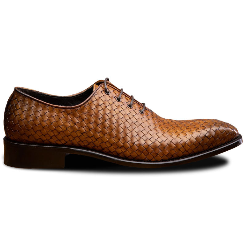 Calzoleria Toscana 5373 Woven Oxfords Chestnut