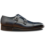Calzoleria Toscana 6582 Monk Strap Shoes Blue