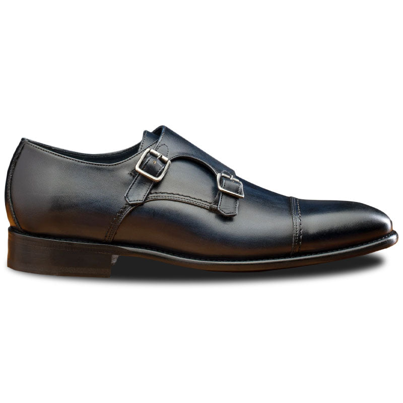 Calzoleria Toscana 6582 Monk Strap Shoes Blue