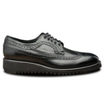 Calzoleria Toscana Q400 Agos Wingtip Shoes Black