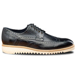 Calzoleria Toscana Q399 Agos Wingtip Shoes Blue