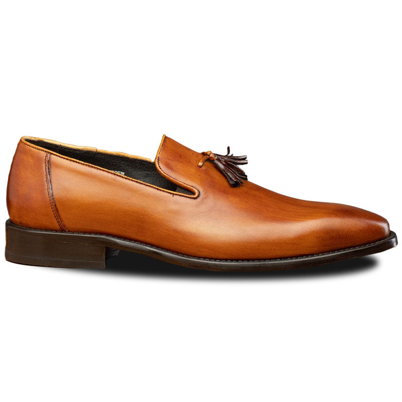 Calzoleria Toscana Z993 David Tassel Loafers Dark Caramel