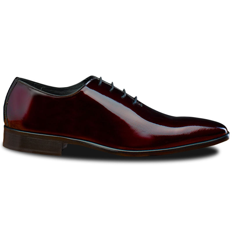 Calzoleria Toscana 4870 Patent Leather Oxfords Burgundy