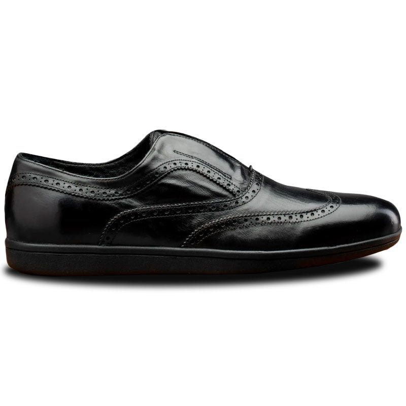 Calzoleria Toscana 7839 Elba Wingtip Sneakers Black