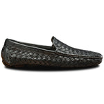 Calzoleria Toscana E945 Rendo Woven Drivers Black
