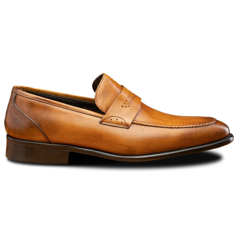 Calzoleria Toscana Q540 Wholecut Loafers Chestnut