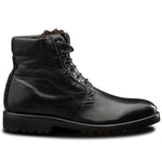 Calzoleria Toscana 3236 Buffalo & Crocodile Shearling Boots Black