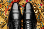 Calzoleria Toscana Z211 Cap Toe Oxfords Black