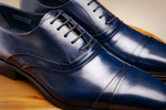 Calzoleria Toscana Z211 Cap Toe Oxfords Navy