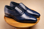 Calzoleria Toscana Z211 Cap Toe Oxfords Navy