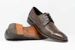 Calzoleria Toscana Z624 Python Shoes Brown
