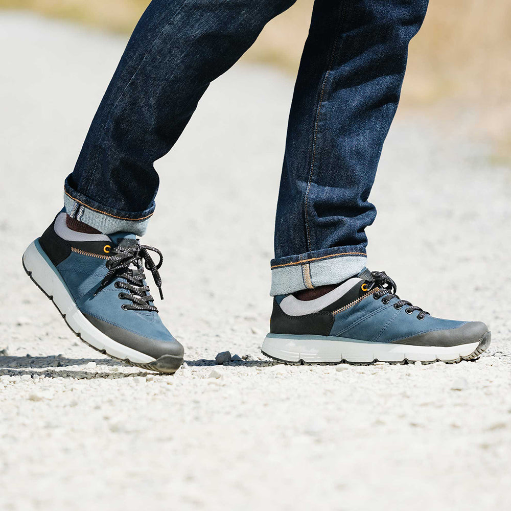 Samuel Hubbard Camino Walker Nubuck Sneakers Navy
