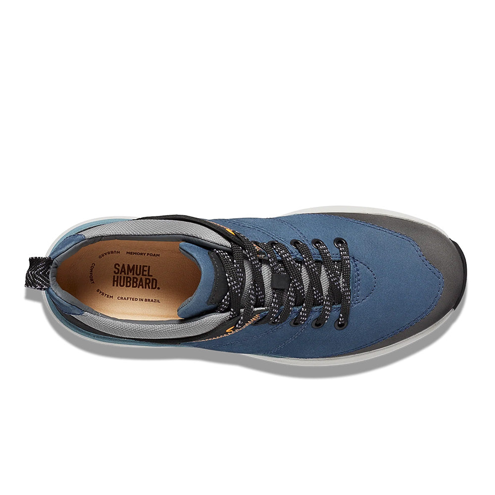Samuel Hubbard Camino Walker Nubuck Sneakers Navy