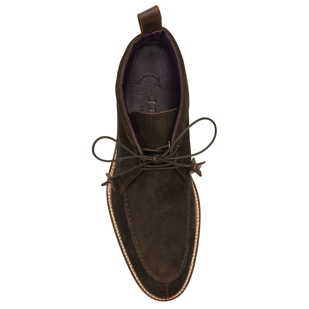 Zelli Campo High Italian Sueded Goatskin Chukka Boot Nicotine (46-605-NIC)