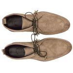Zelli Campo High Italian Sueded Goatskin Chukka Boot Taupe (46-605-TPE)