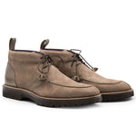 Zelli Campo High Italian Sueded Goatskin Chukka Boot Taupe (46-605-TPE)