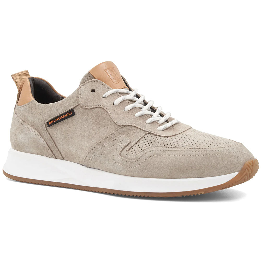 Bruno Magli "M" Collection Capri Suede Sneaker Grey
