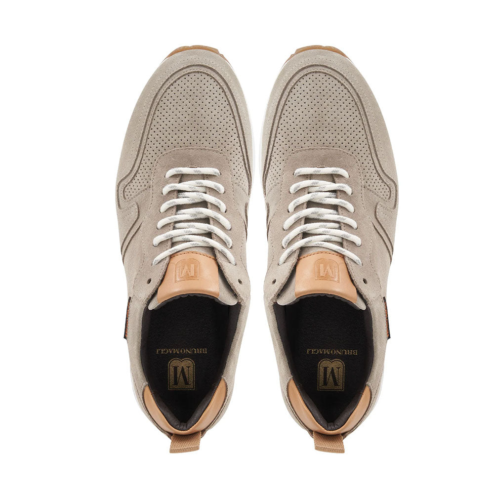 Bruno Magli "M" Collection Capri Suede Sneaker Grey