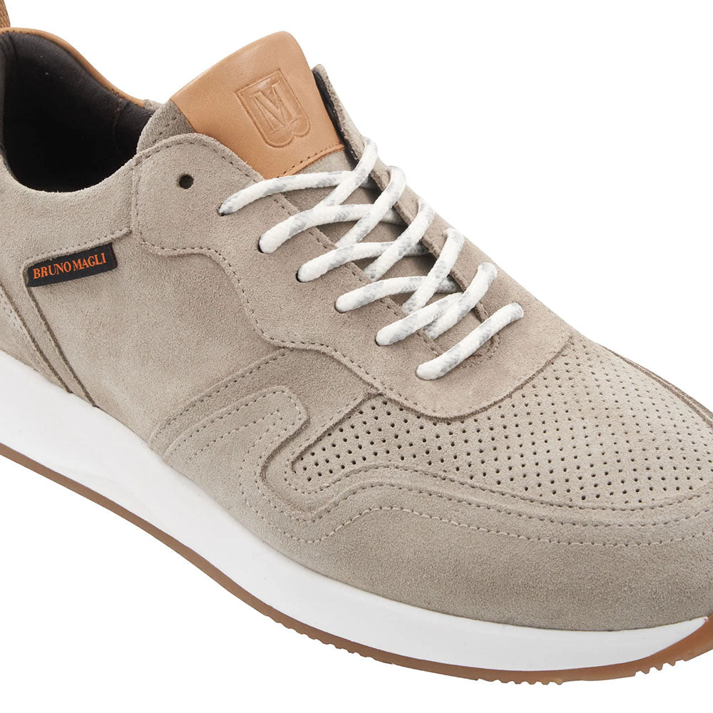 Bruno Magli "M" Collection Capri Suede Sneaker Grey