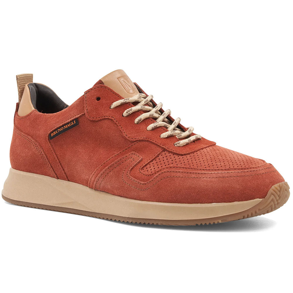 Bruno Magli "M" Collection Capri Suede Sneaker Sunset