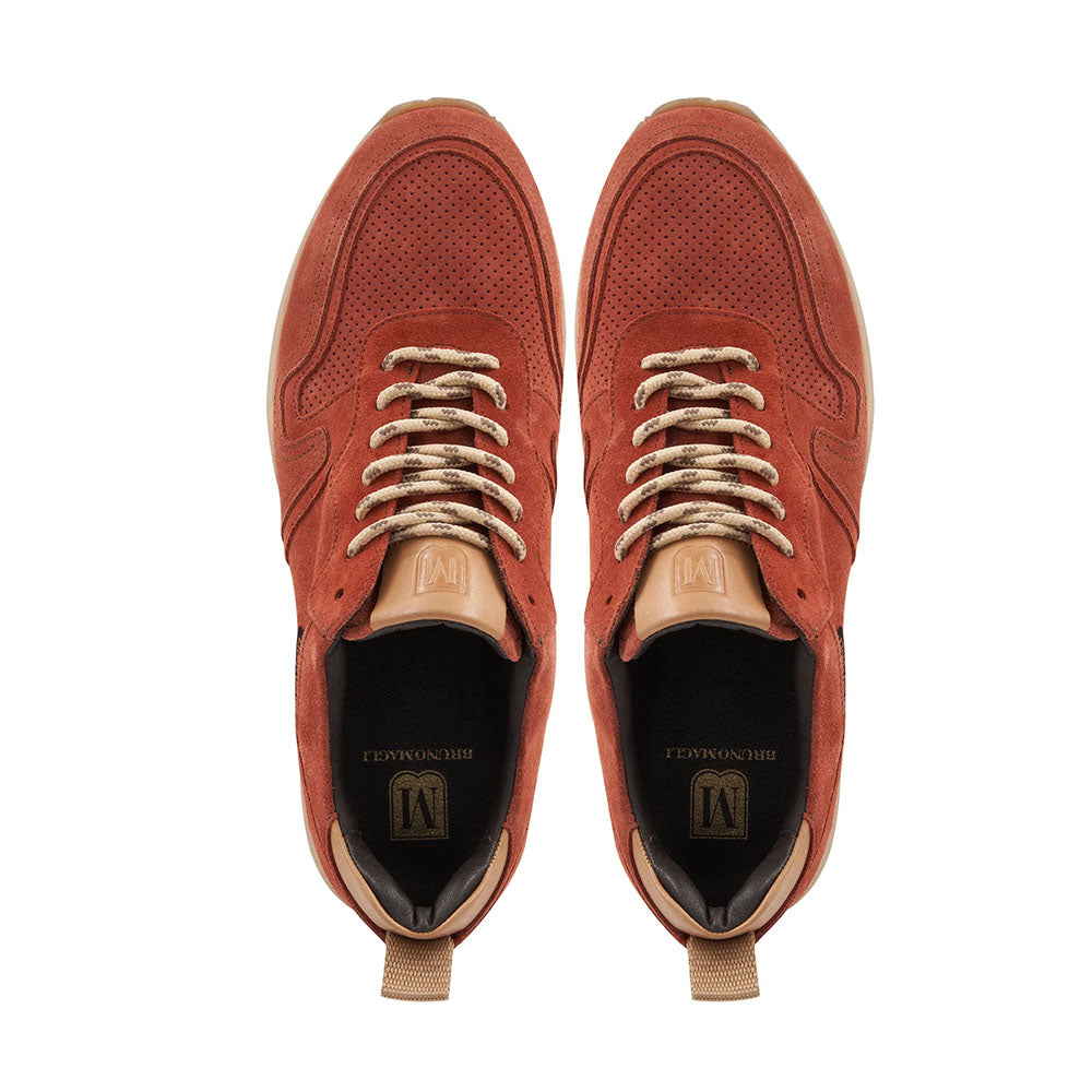 Bruno Magli "M" Collection Capri Suede Sneaker Sunset