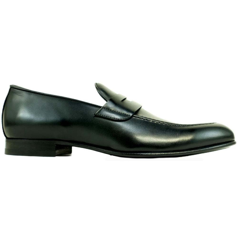 Alan Payne Carlo Leather Penny Loafer Black