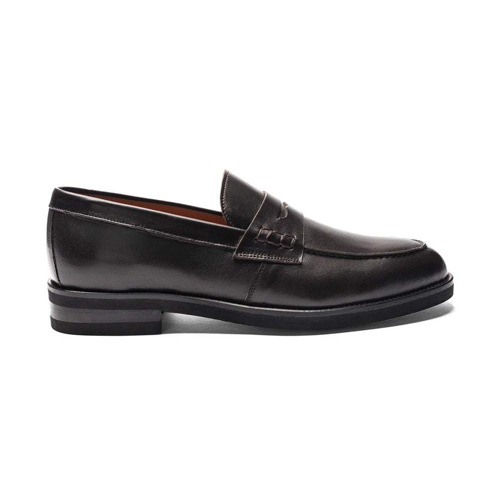 Bruno Magli Carter Casual Leather Loafer Dark Brown