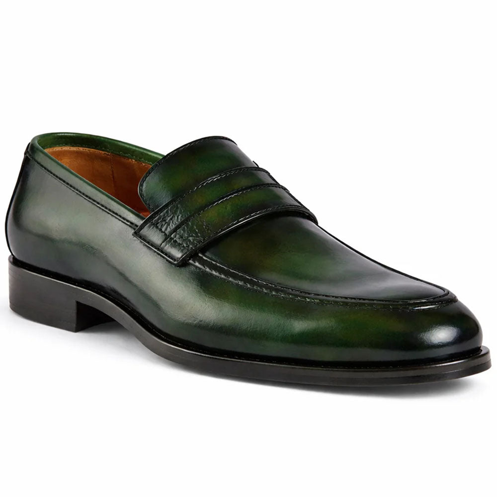 Bruno Magli Emilio Italian Calfskin Loafer Green