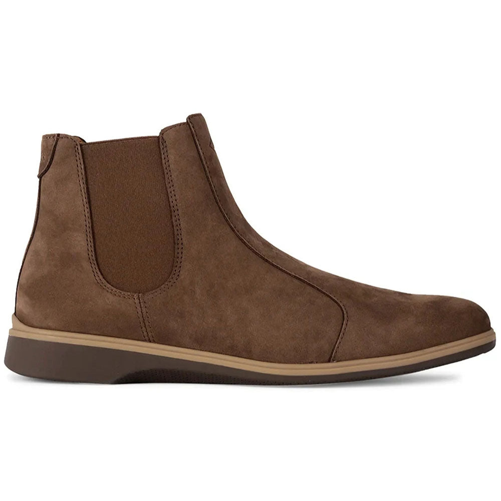 Paolo Shoes The Chelsea Nubuck Slip-On Boot Copper