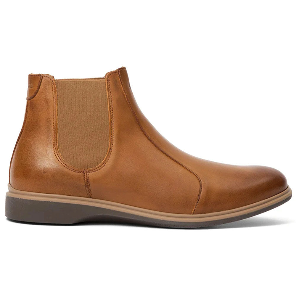 Paolo Shoes The Chelsea Leather Slip-On Boot Honey