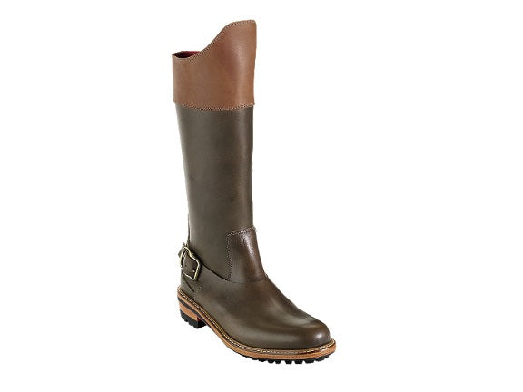 Cole Haan Moose Harness Leather Welt Detail Boots