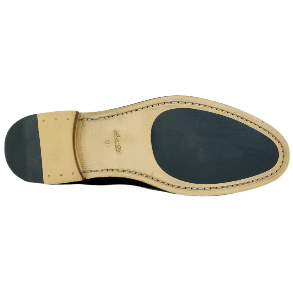 Alan Payne Clark Calfskin Cap Toe Oxford Black